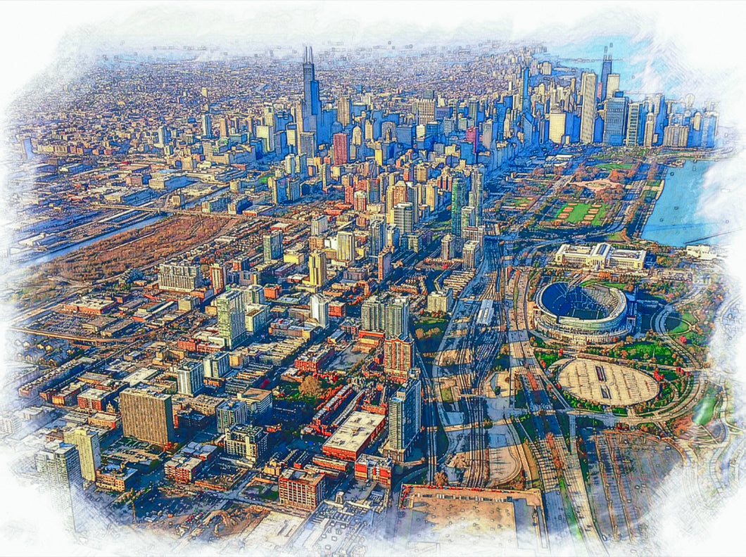 Chicago in Plane View