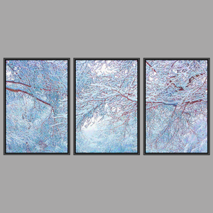 God's Profligacy, WINTER Tryptic #1, 2, 3 - Nature Impressionistic