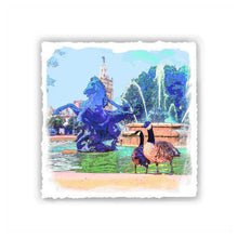 Load image into Gallery viewer, Plaza Fountain Geese