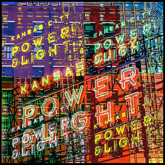KC Power & Light Sign