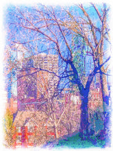 Load image into Gallery viewer, Kansas City though the Trees from Strawberry Hill
