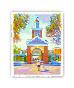 Prairie Village Clock Tower, Summer