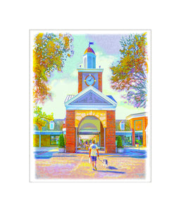 Prairie Village Clock Tower, Summer